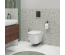 Унітаз підвісний укорочений Grohe Euro Ceramic 49см, змив Triple Vortex, покриття HyperClean 102486SH00 + Сидіння Grohe 102501SH00