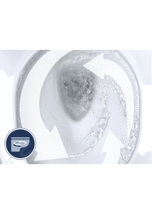 Унітаз підвісний укорочений Grohe Euro Ceramic 49см, змив Triple Vortex, покриття HyperClean 102486SH00 + Сидіння Grohe 102501SH00