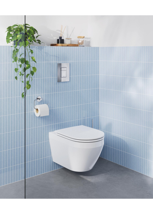 Унітаз підвісний Grohe Euro Ceramic, змив Triple Vortex, покриття HyperClean 102485SH00 + Сидіння Grohe 102500SH00