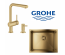Набір для кухні Grohe мийка 31574GN1 + зміш. 30274GN0 + дозатор 40535GN0, прохолодний схід сонця