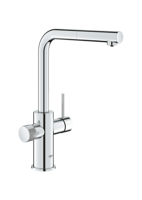 Комплект для фільтрації води за технологією зворотного осмосу Ecosoft Standard +Grohe  Blue Pure Minta (MO55030601)