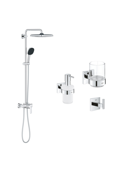 Душова система термостатична Grohe QuickFix Vitalio Comfort System 250 26985001 з набором аксесуарів BF40961SC