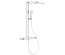 Душевая система GROHE SPA Rainshower Aqua Pure с термостатом для настенного монтажа, хром (1009620000)
