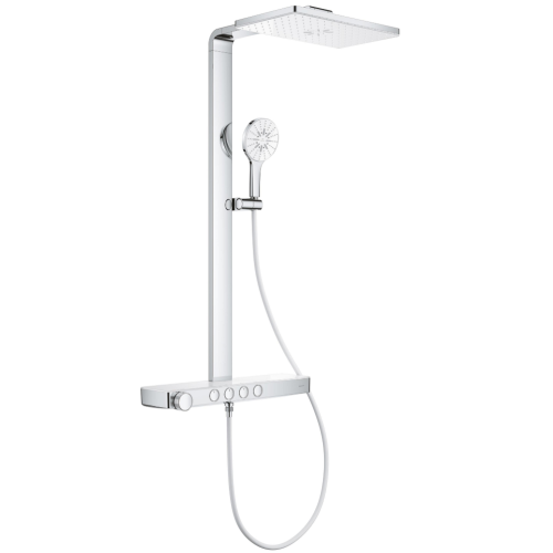 Душова система GROHE SPA Rainshower Aqua Pure з термостатом для настінного монтажу, хром (1009620000)
