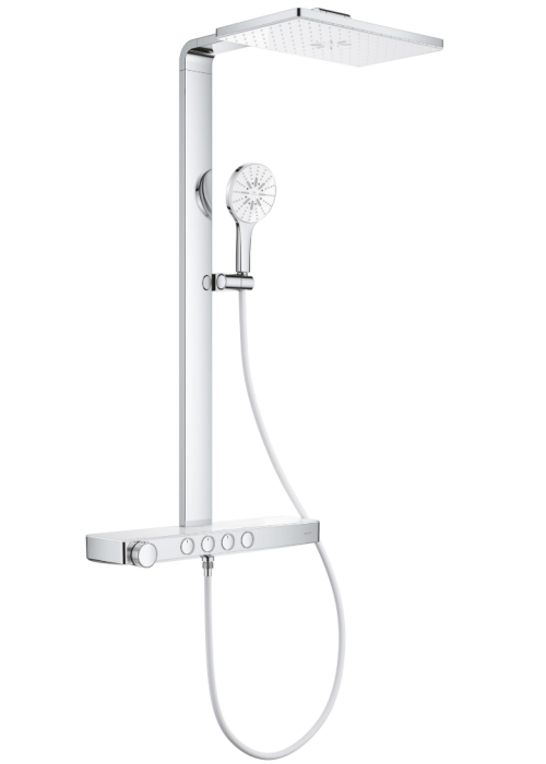 Душова система GROHE SPA Rainshower Aqua Pure з термостатом для настінного монтажу, хром (1009620000)