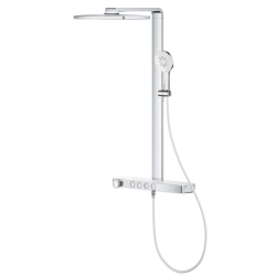 Душова система GROHE SPA Rainshower Aqua Pure з термостатом для настінного монтажу, хром (1009620000)