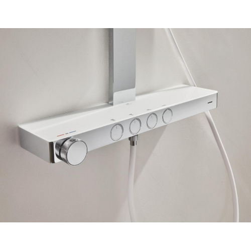 Душова система GROHE SPA Rainshower Aqua Pure з термостатом для настінного монтажу, хром (1009620000)