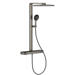 Душова система GROHE SPA Rainshower Aqua Pure з термостатом для настінного монтажу, Графіт Матовий (100962AL00)