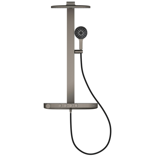 Душова система GROHE SPA Rainshower Aqua Pure з термостатом для настінного монтажу, Графіт Матовий (100962AL00)