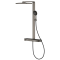 Душова система GROHE SPA Rainshower Aqua Pure з термостатом для настінного монтажу, Графіт Матовий (100962AL00)