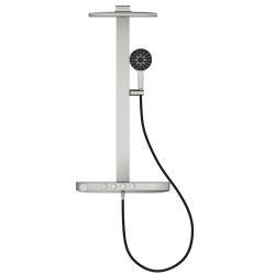 Душова система GROHE SPA Rainshower Aqua Pure з термостатом для настінного монтажу, Суперсталь (100962DC00)