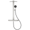 Душевая система GROHE SPA Rainshower Aqua Pure с термостатом для настенного монтажа, Суперсталь (100962DC00)