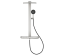 Душевая система GROHE SPA Rainshower Aqua Pure с термостатом для настенного монтажа, Суперсталь (100962DC00)