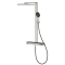 Душевая система GROHE SPA Rainshower Aqua Pure с термостатом для настенного монтажа, Суперсталь (100962DC00)