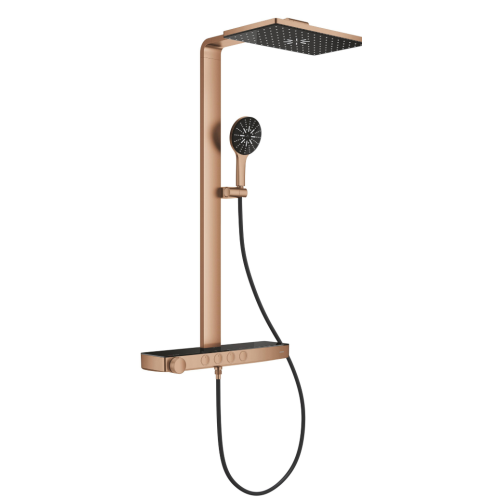 Душова система GROHE SPA Rainshower Aqua Pure з термостатом для настінного монтажу, Мідь Матова (100962DL00)