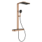 Душевая система GROHE SPA Rainshower Aqua Pure с термостатом для настенного монтажа, Медь Матовая (100962DL00)