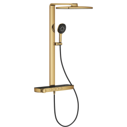 Душова система GROHE SPA Rainshower Aqua Pure з термостатом для настінного монтажу, золото матове (100962GL00)