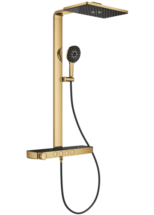 Душова система GROHE SPA Rainshower Aqua Pure з термостатом для настінного монтажу, золото матове (100962GL00)