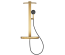 Душевая система GROHE SPA Rainshower Aqua Pure с термостатом для настенного монтажа, золото (100962GL00)