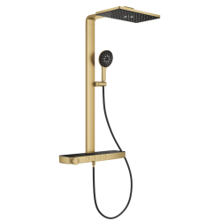 Душова система GROHE SPA Rainshower Aqua Pure з термостатом для настінного монтажу, золото матове (100962GN00)