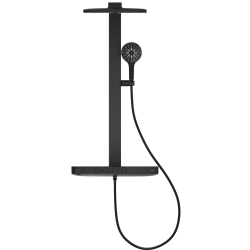 Душова система GROHE SPA Rainshower Aqua Pure з термостатом для настінного монтажу, чорний (100962KF00)