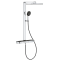 Душевая система GROHE SPA Rainshower Aqua Pure с термостатом для настенного монтажа, хром/черный (100962KI00)