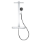 Душевая система GROHE SPA Rainshower Aqua Pure с термостатом для настенного монтажа, хром/черный (100962KI00)