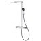 Душевая система GROHE SPA Rainshower Aqua Pure с термостатом для настенного монтажа, хром/черный (100962KI00)
