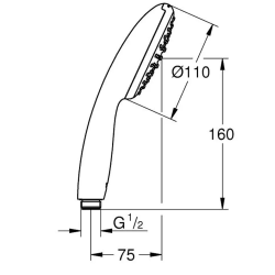 Ручний душ GROHE New Tempesta 110, 27852003