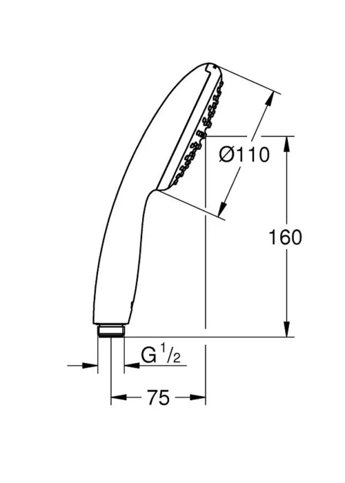 Ручной душ GROHE New Tempesta 110, 27852003