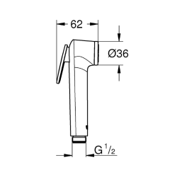 Набір гігієнічного душа GROHE BauClassic UA11104802