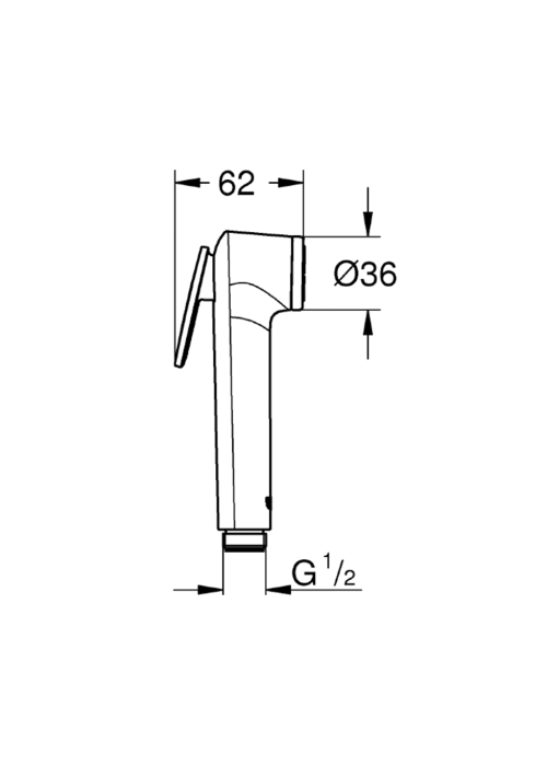 Набір гігієнічного душа GROHE BauClassic UA11104802