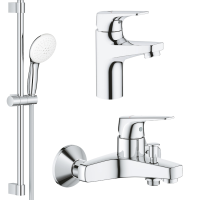 Комплект змішувачів для ванної кімнати 3 в 1 Grohe Bau Flow UA121624S1