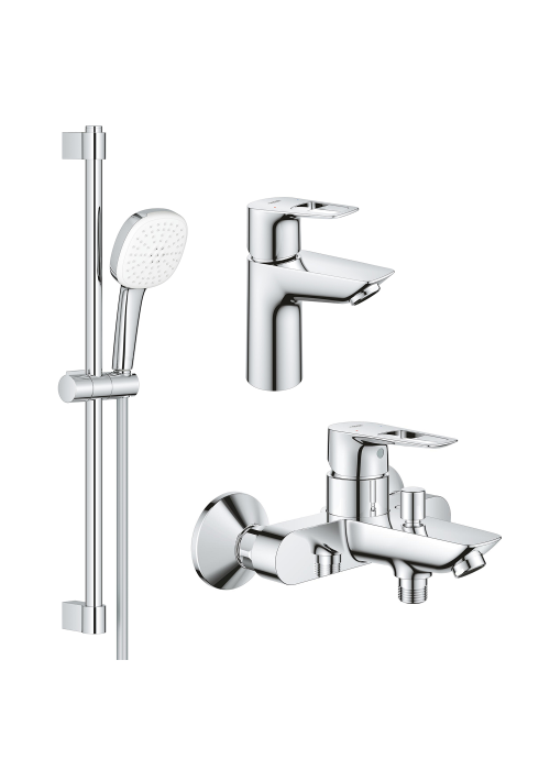 Комплект смесителей для ванной комнаты 3 в 1 Grohe BauLoop New UA123214S1