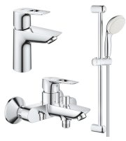 Комплект смесителей GROHE BauLoop UA123214S0 (23337001 + 32815001 + 27598001)