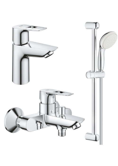 Комплект змішувачів GROHE BauLoop UA123214S0 (23337001 + 32815001 + 27598001)