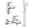 Комплект смесителей GROHE BauLoop UA123214S0 (23337001 + 32815001 + 27598001)