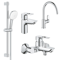 Комплект змішувачів з кухонним змішувачем GROHE Bau Loop 4 в 1 UA123225K3