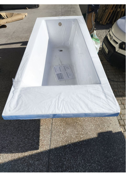 Чешская ванна акриловая прямоугольная HES INDIGO CZ 170x70 с ножками HIN17070W