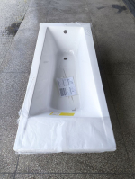 Чеська ванна прямокутна акрилова HES INDIGO 170x70 CZ з ніжками HIN17070W (Пошкоджені два кути на стороні перелива)