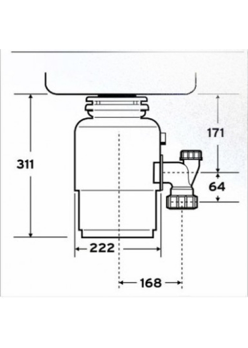 Подрібнювач харчових відходів IN-SINK-ERATOR Evolution 150