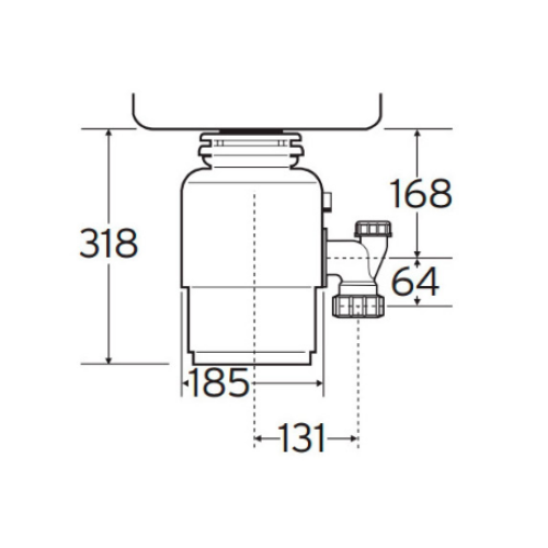 Подрібнювач харчових відходів IN-SINK-ERATOR Model 66