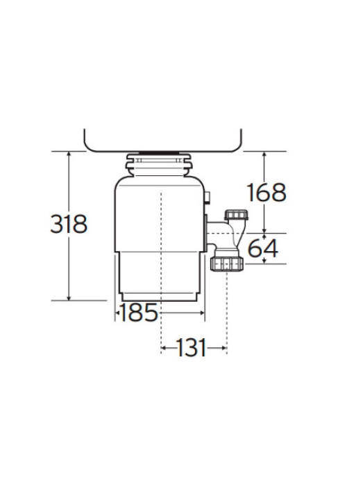 Подрібнювач харчових відходів IN-SINK-ERATOR Model 66