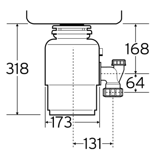 Подрібнювач харчових відходів IN-SINK-ERATOR Model S60