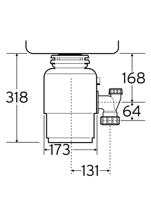 Подрібнювач харчових відходів IN-SINK-ERATOR Model S60