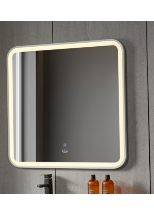 Дзеркало квадратне Insana LED 282 W 60x60 см з LED-підсвічуванням, (Білий) А0053337