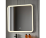 Дзеркало квадратне Insana LED 282 W 60x60 см з LED-підсвічуванням, (Білий) А0053337