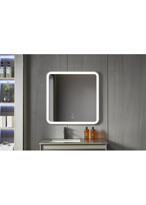 Дзеркало квадратне Insana LED 282 W 60x60 см з LED-підсвічуванням, (Білий) А0053337
