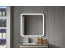 Дзеркало квадратне Insana LED 282 W 60x60 см з LED-підсвічуванням, (Білий) А0053337