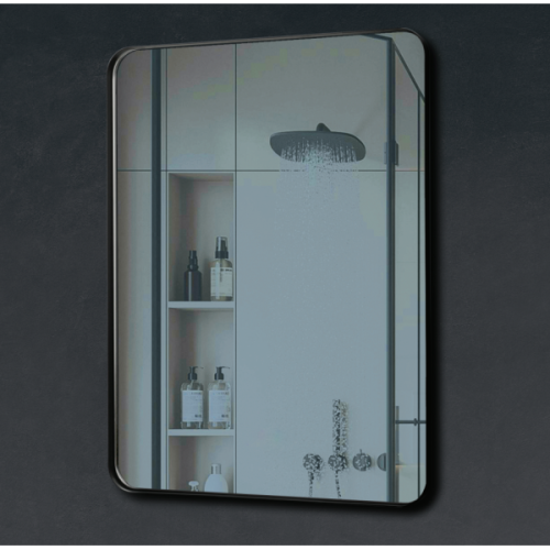 Дзеркало прямокутне Insana Black - 4 60x90 см А0054912
